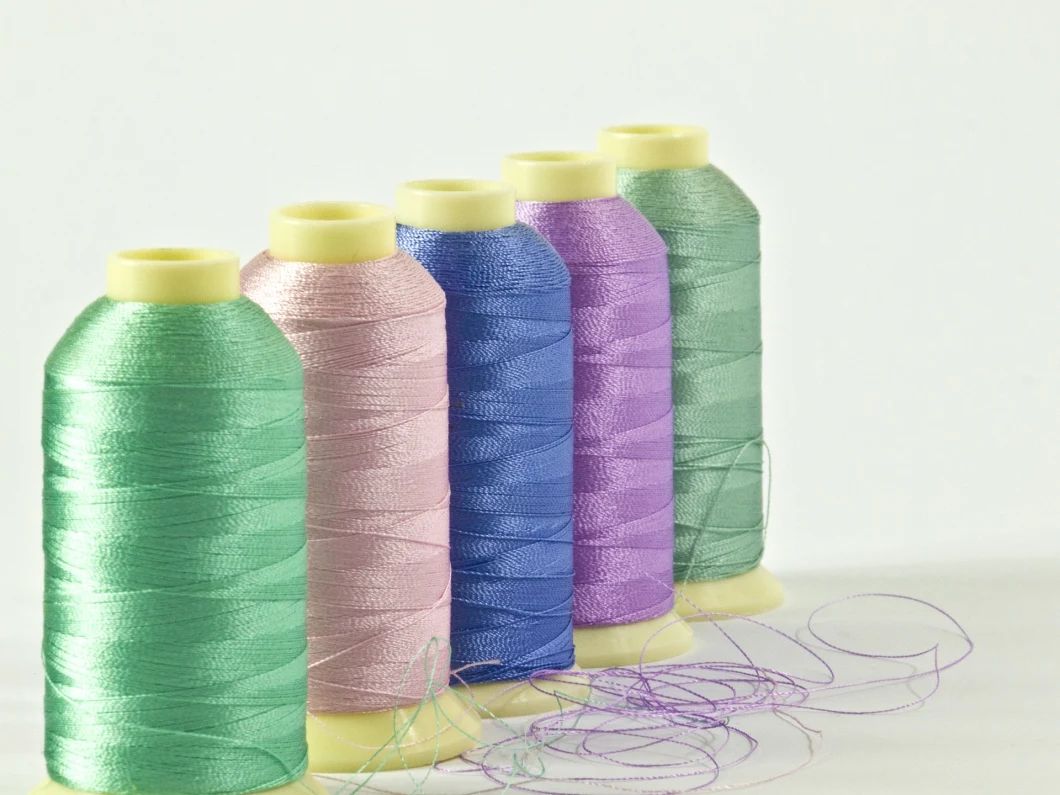 120D/2 polyester embroidery thread for  handbags