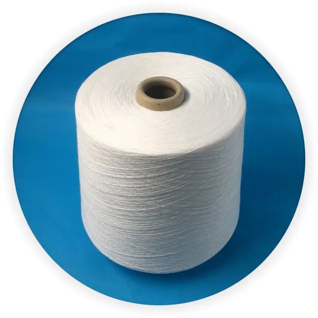 32S 80% Polyester 20% Bamboo compact siro spinning blended yarn for towel