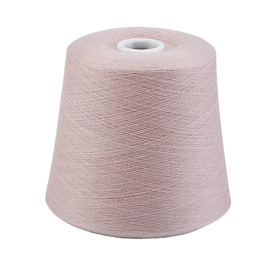 50S 60S 50% Bamboo 50% polyester   blended yarn compact siro spinning for  knitting and weaving 