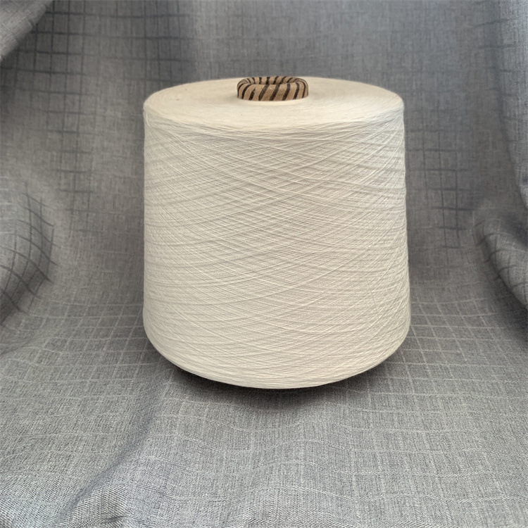 32S 80% Polyester 20% Bamboo compact siro spinning blended yarn for towel