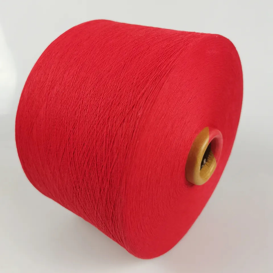 Hanyun Colored  21S 100% Ring Spun Carded Cotton  for knitting and weaving