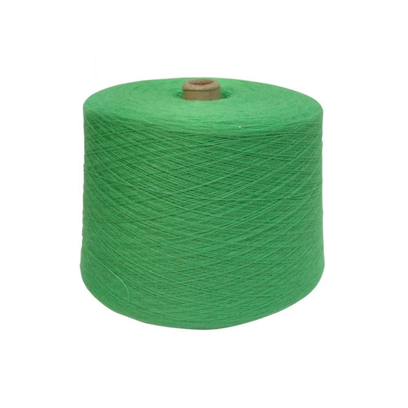 Poly/cotton yarn 2 ply ne 27 for weaving/knitting, dyed