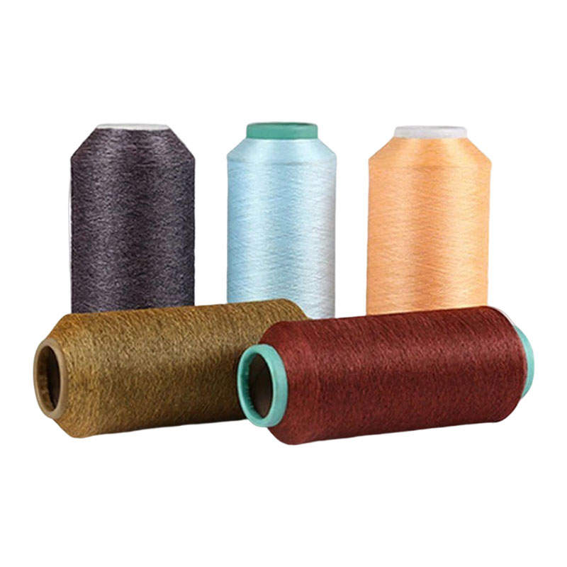 Poly/cotton yarn 2 ply ne 46 for weaving/knitting, dyed