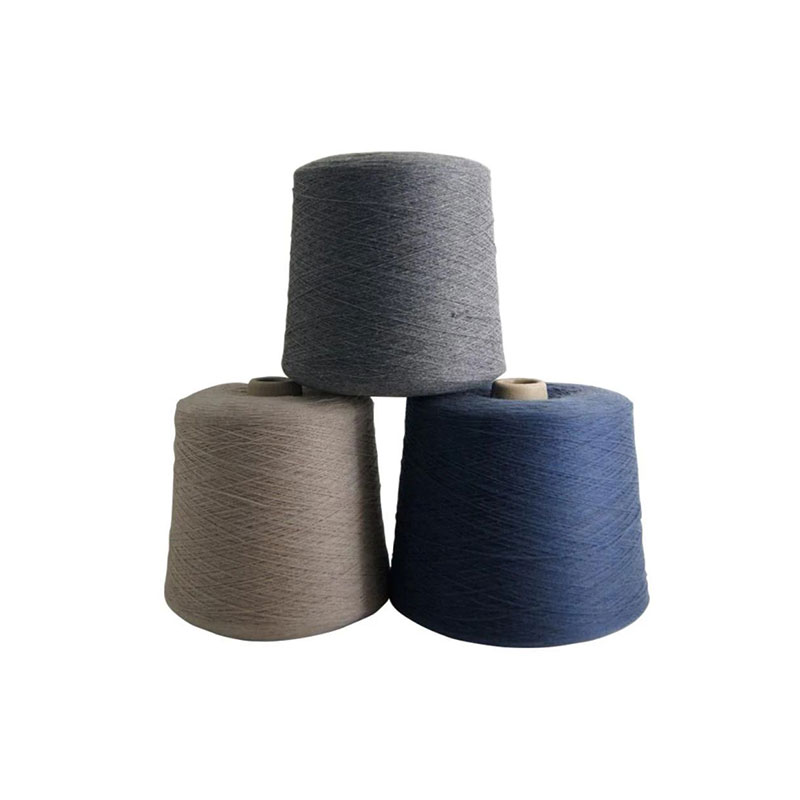 Poly/cotton yarn 2 ply ne 27 for weaving/knitting, dyed