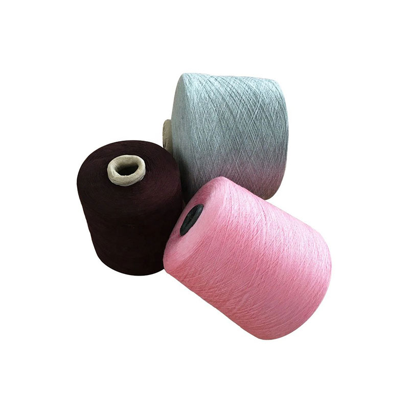  nylon single covered yarn spandex mechanical covered yarn for weft knitting